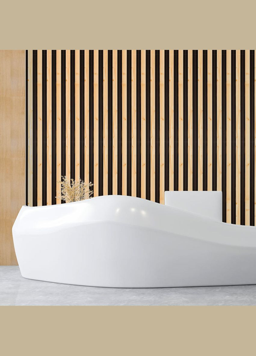 Декоративная PS рейка 2900*120*20мм (D) SW-00002146 Sticker Wall (325880043)