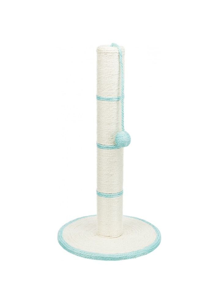 Царапка с игрушкой на веревке для кошек столбик, 35х62 см (сизаль) Trixie (362701027)
