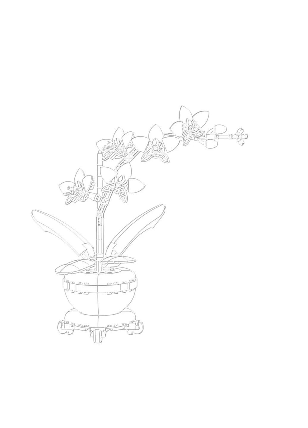 Конструктор Icons - Мини орхидея (10343) цвет разноцветный ЦБ-00269176 Lego (315717986)