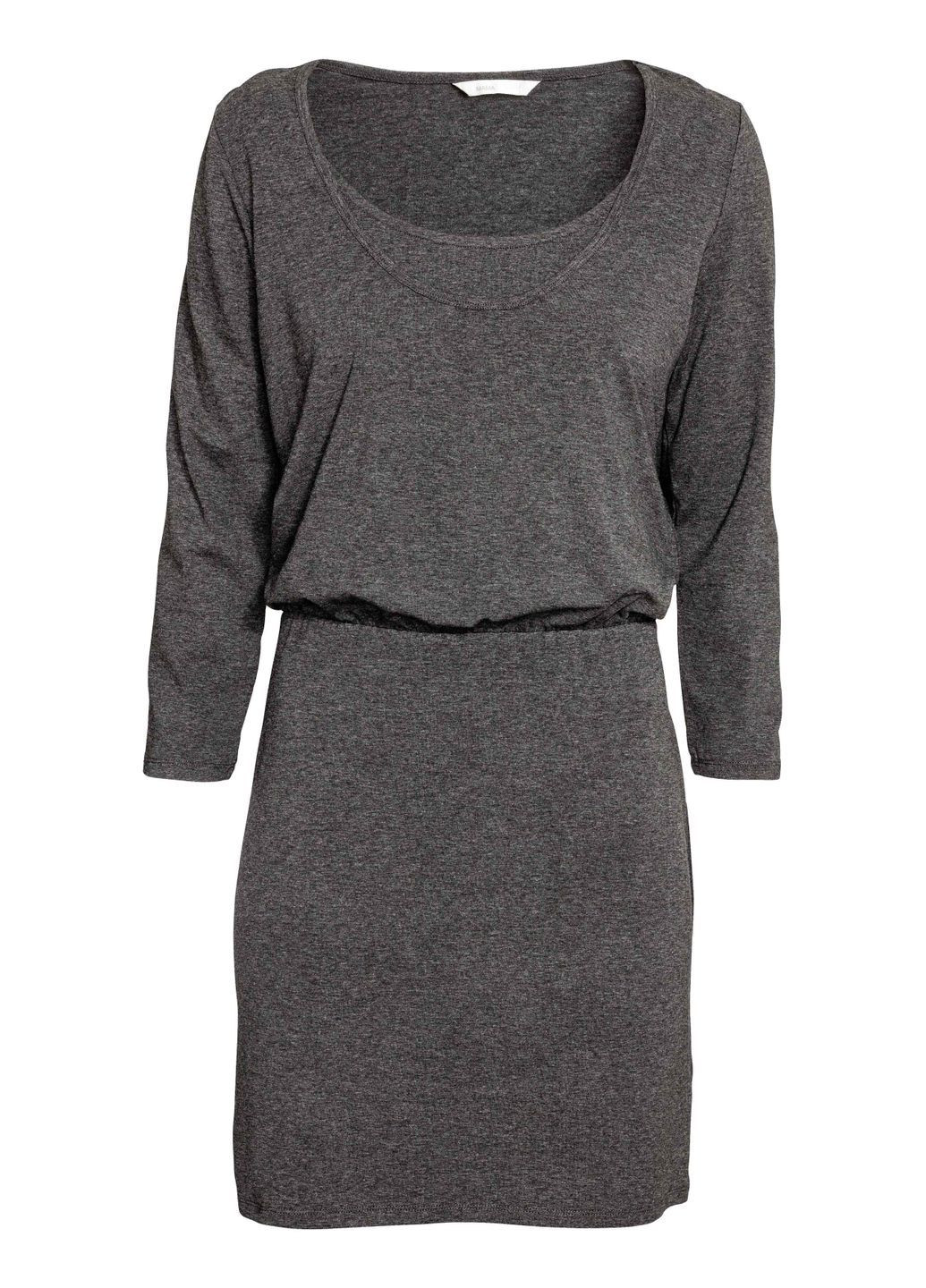 Темно-сіра сукня демісезон,темно-сірий, H&M