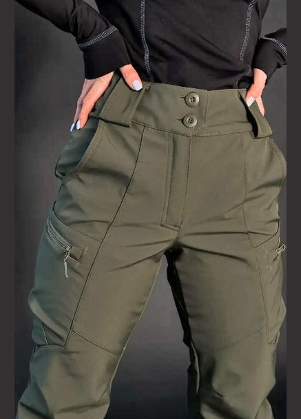 Жіночі тактичні штани Softshell на флісі Melgo (305069568)