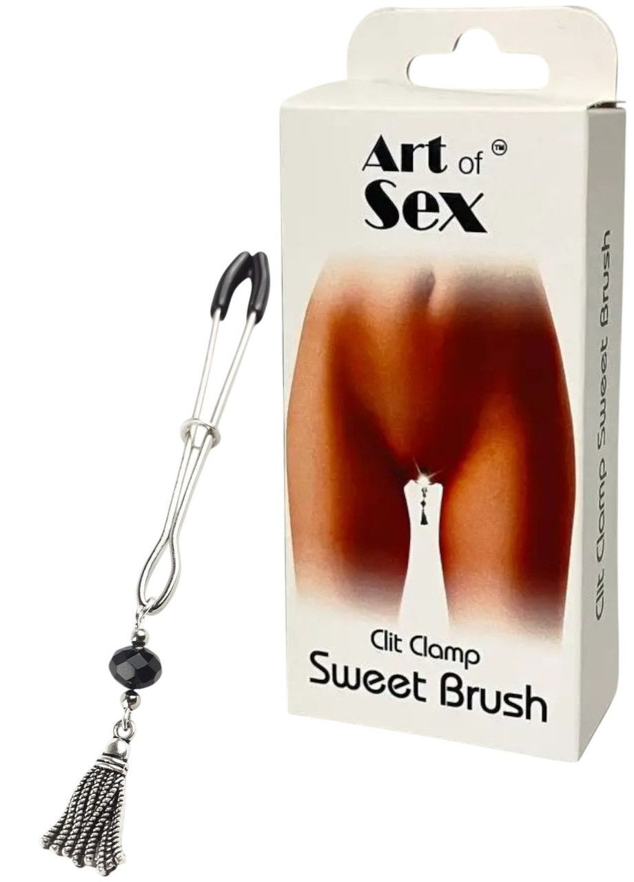 Зажим для клитора с украшением "Clit Clamp Sweet Brush" Art of Sex (314706992)