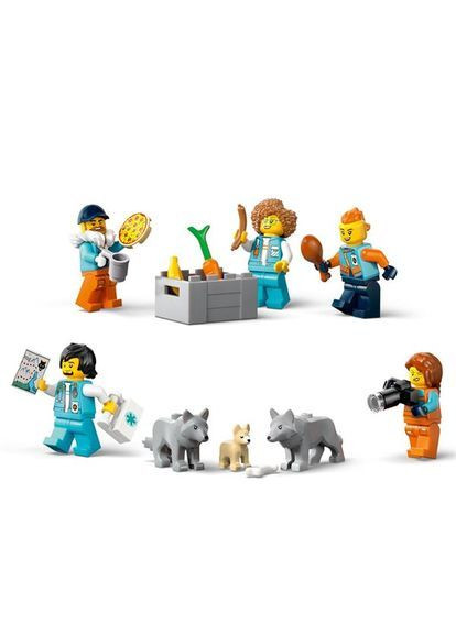 Конструктор City Арктический исследовательский грузовик с научной лабораторией 1064 детали () Lego 60471 (367019921)