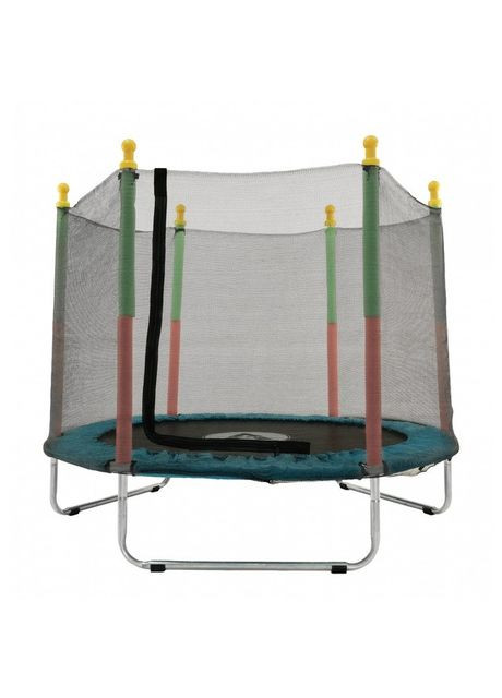 Батут манеж дитячий з сіткою 160 см синій KRB10 Atleto (353493690)