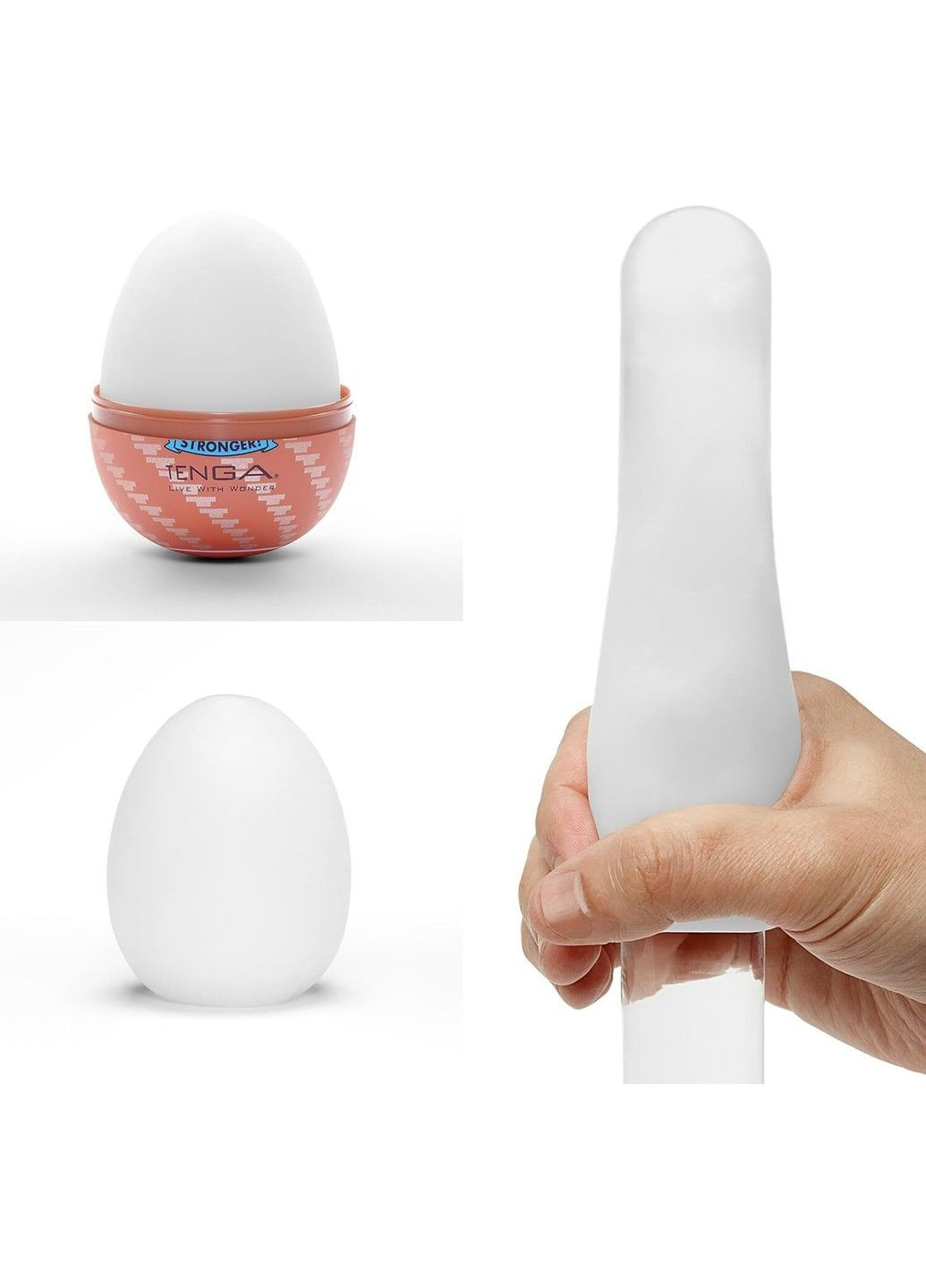 Набор мастурбаторов-яиц Egg Hard Boilded II Pack (6 яиц), плотный TPE, выпуклая текстура Tenga (315348133)