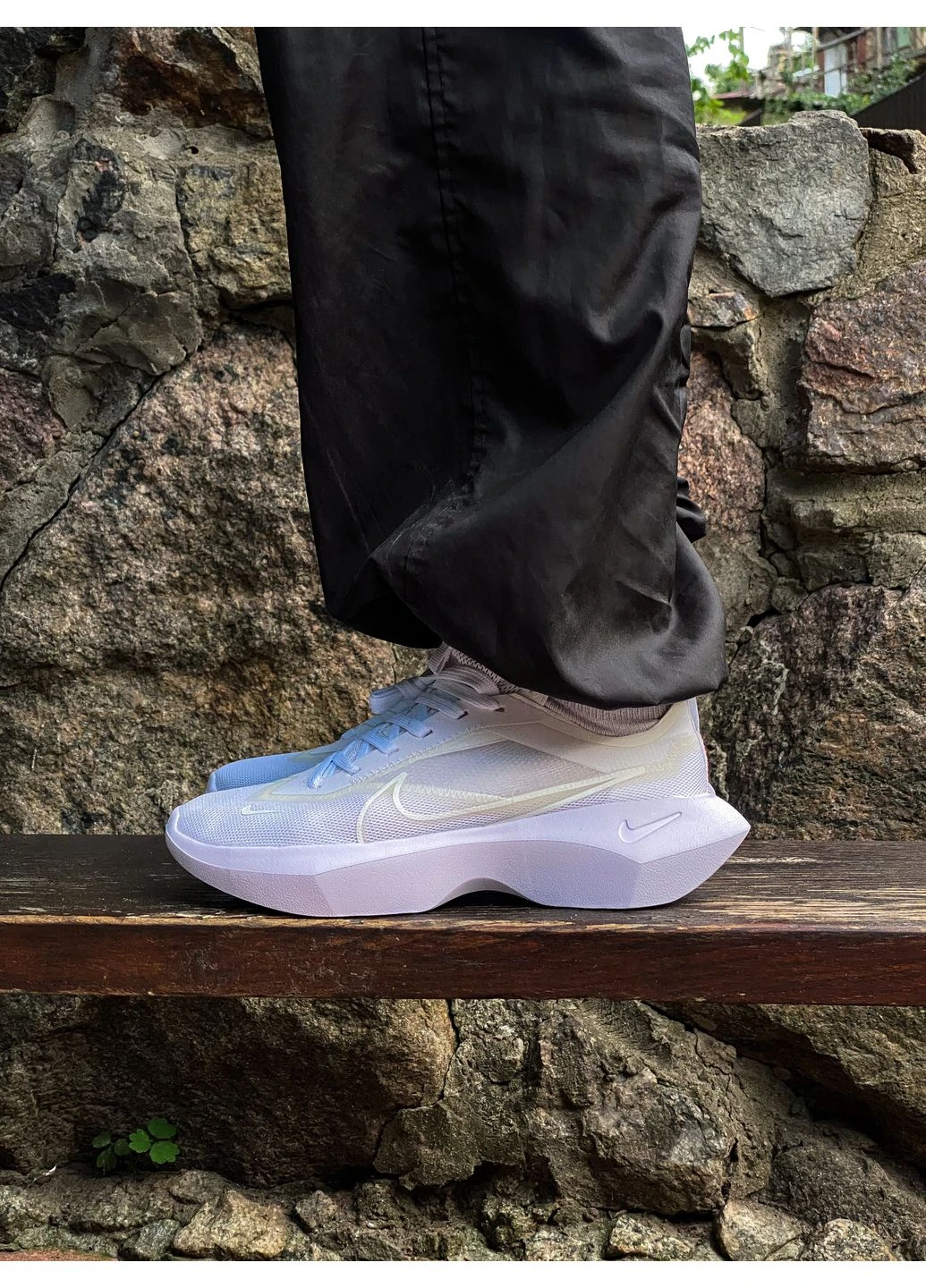 КРОСІВКИ ЖІНОЧІ NIKE VISTA LITE WHITE GREEN НАЙК ВІСТА ЛАЙТ БІЛІ No Brand білі демісезони (391968881)