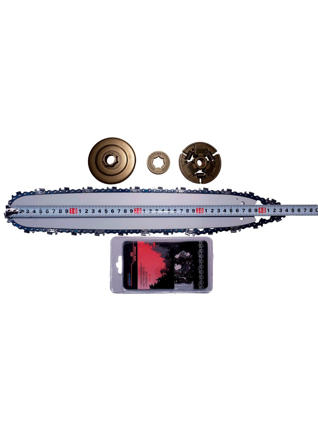 Шина, ланцюг + тарілка + зірка + счеплення для бензопили ST 180. Повний комплект GOODLUCK (364964562)