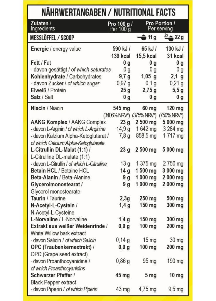 Передтренувальний комплекс Pump Killer 22 г Фруктовий пунш MST (351864098)