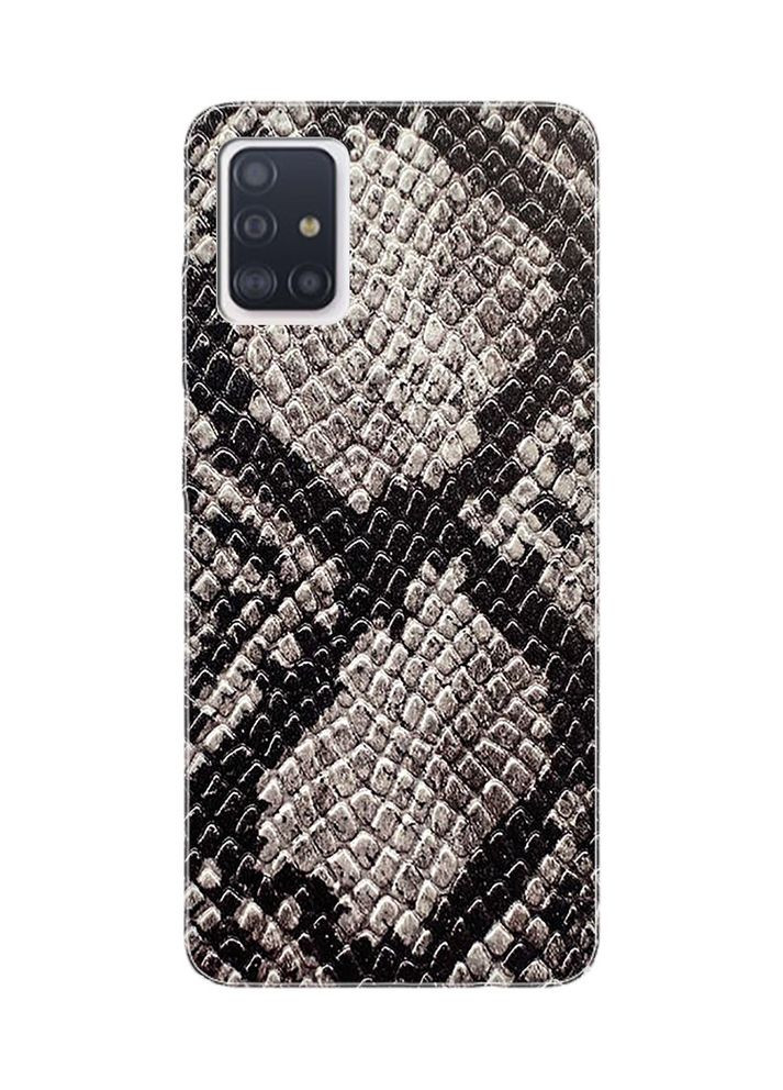 Захисна плівка Шкіра пітона (сіра) на задню панель для Samsung A71/A715 Creative (360684996)