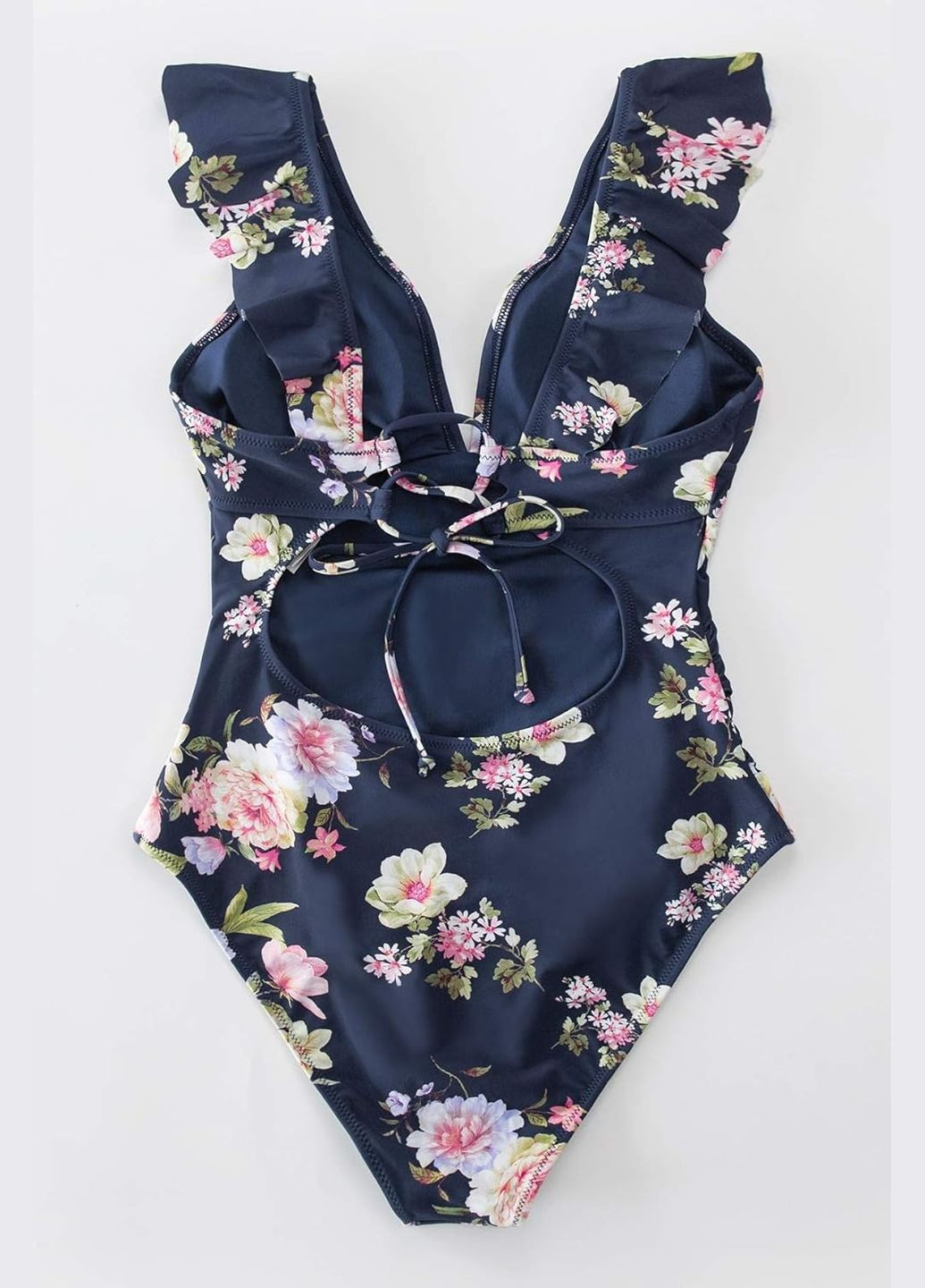 Темно-синій літній купальник CUPSHE