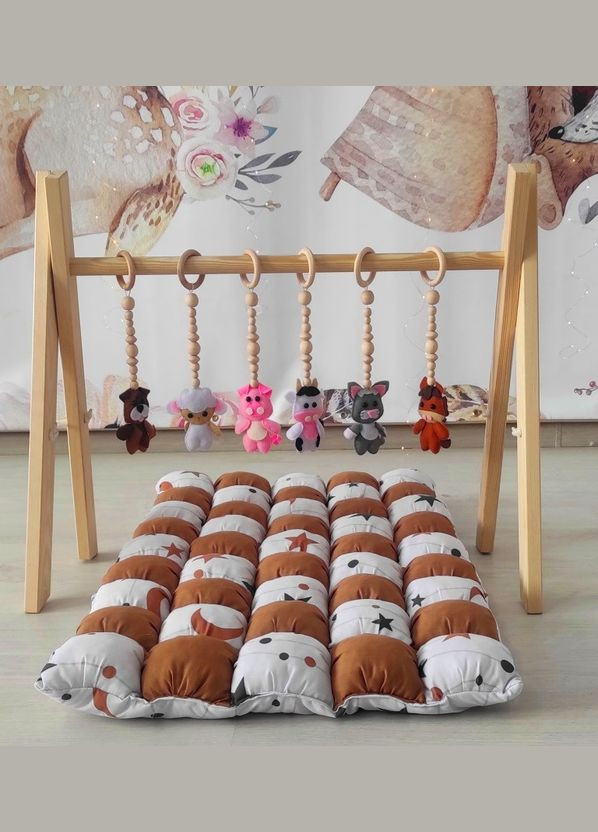 Мобиль детский, напольный, Беби Джим + комплект подвесок Веселая ферма No Brand (316256979)