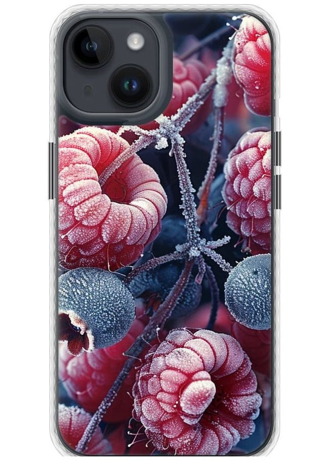 Чехол Bumper MagSafe чехол 'Морозные ягоды' для Endorphone apple iphone 14 (285118725)