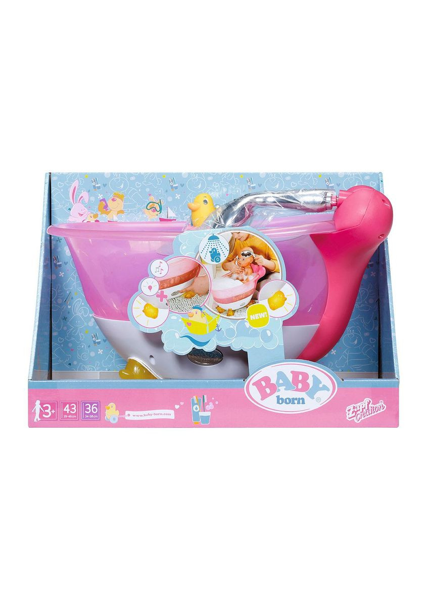 Автоматическая ванночка для куклы Zapf Creation Забавное купание 828366 BABY born (303138657)