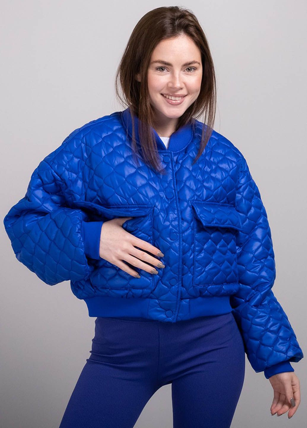 Синя демісезонна куртка жіноча демісезонна 200217 Power