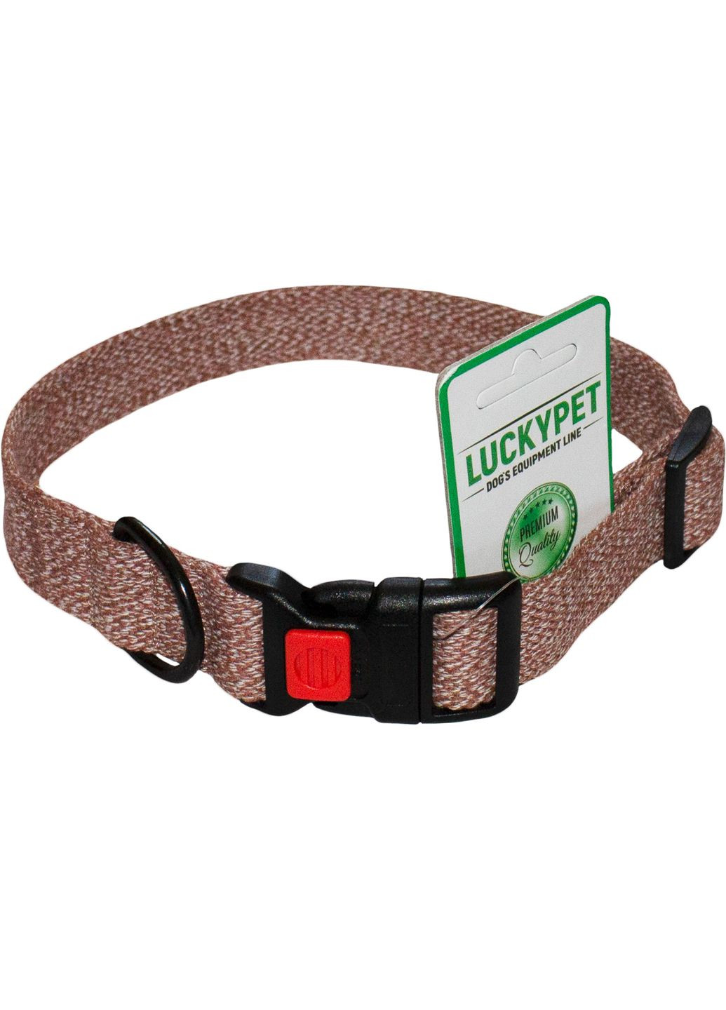 Ошейник 20 мм (30-40) Melange одинарный с фастексом (4820268550316) Lucky Pet (279568222)