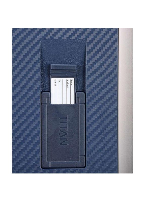 Чемодан на 4 колесах COMPAX Navy S с USB 43л (Ti844406-20) Titan (322208058)