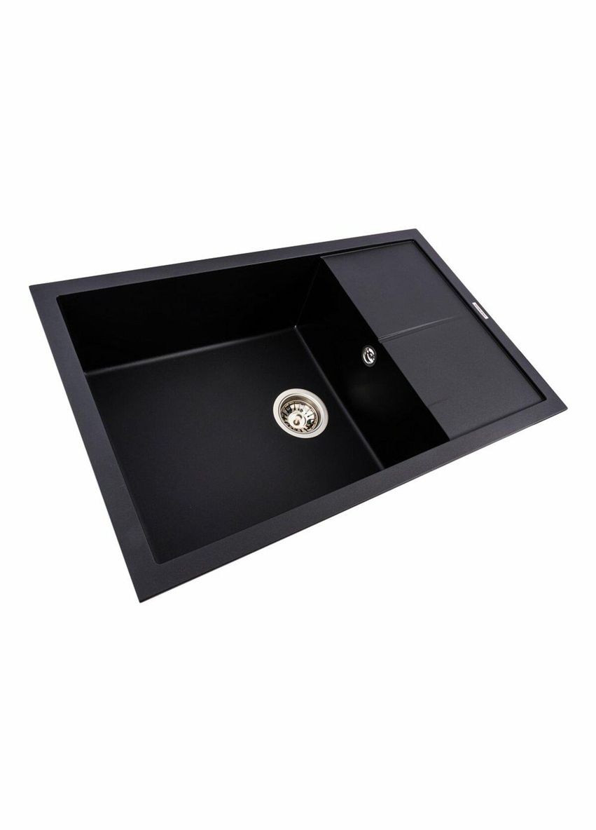 Гранітна мийка CALYPSO 7950 матова Чорна Valeso (342069604)