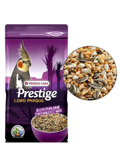 Корм для середніх папуг Prestige Premium Australian Parrot зернова суміш 1 кг 5410340219508 Versele-Laga (276323715)