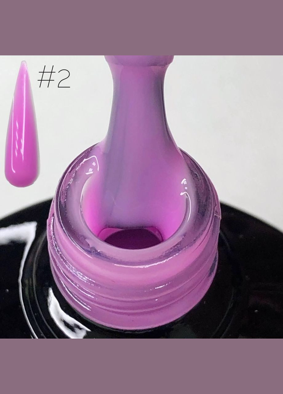 Новинка! Сиреневая база камуфлируется для маникюра в ассортименте 10 цветов баз. Saga (342376486)