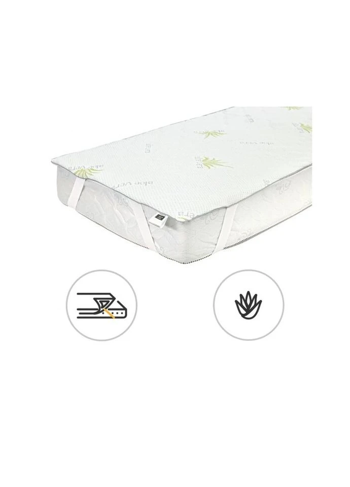 Наматрацник №1045 Alberto Тенсель (Modal) Aloe Vera 80х200 см (2200001507722) Mirson (314956891)