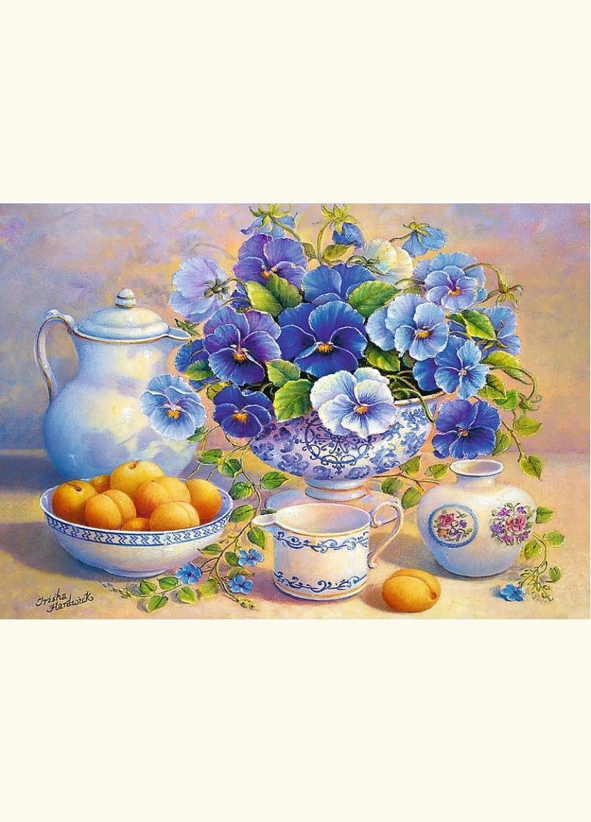 Пазл 1000 ел. " " (Польша) / Голубой букет (10466) Trefl (342416961)