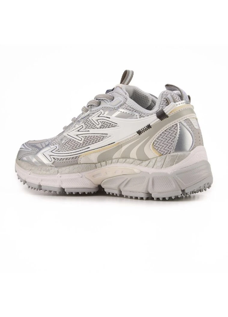 Кроссовки Be Right Back White Silver Off-White 12772 комбинированные демисезоны (381972562)