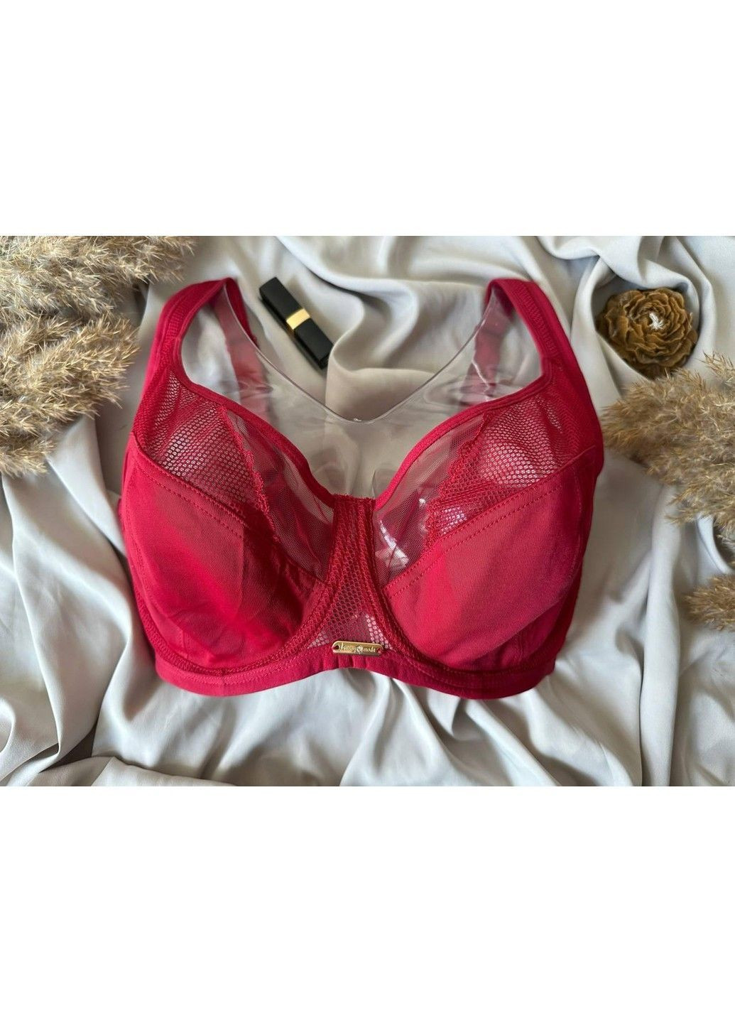 Красный бюстгальтер без поролона 11566 красный Lanny Mode