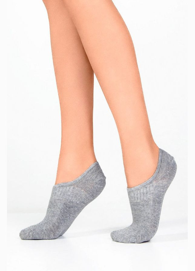 Набор хлопковых носков (3 пары) Legs extra low 7 gray (283250652)