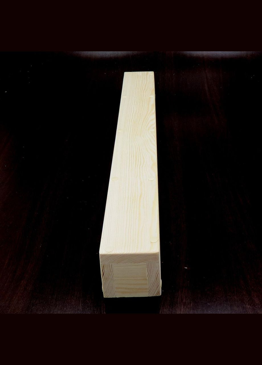 Настенная полка из дерева Флетайрон 100 бланже (НСП-0023201) No Brand (328080804)