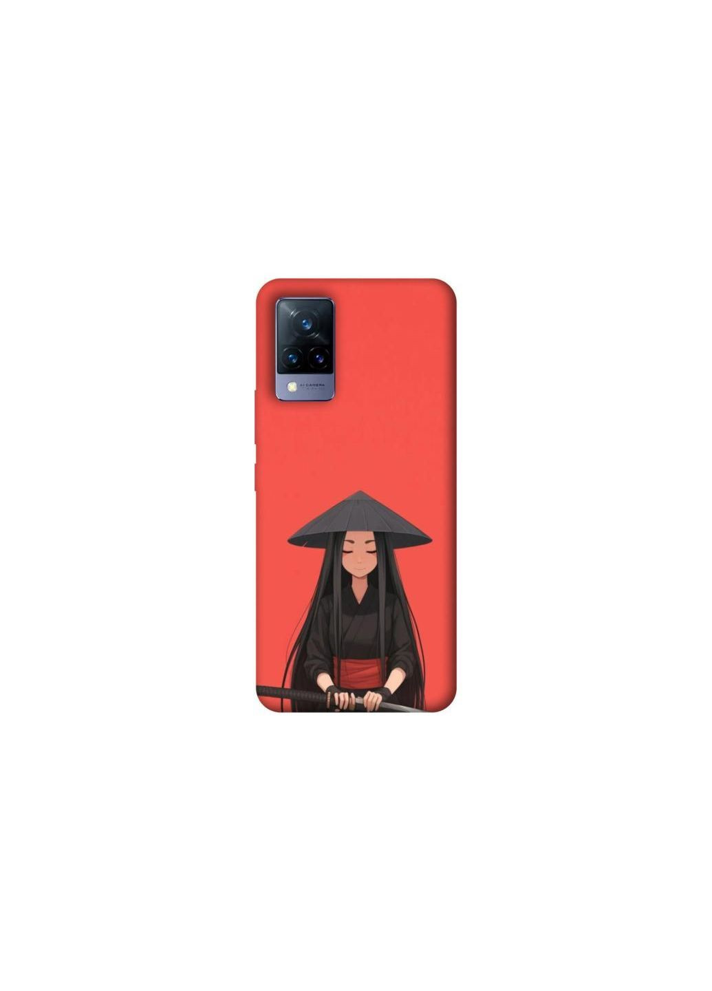 Чохол на Vivo V21 Red samurai Frontalka (363903057)