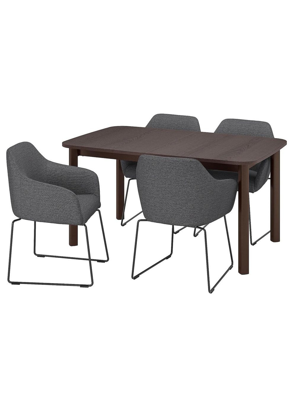 Стіл і 4 стільці ІКЕА STRANDTORP / TOSSBERG 150/205/260х95 см (s19441027) IKEA (278407464)