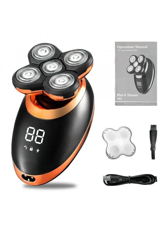 Бритва 5 в 1 VGR V-316 Водонепроницаемая Аккумуляторная С LED дисплеем Mirascreen (363833431)