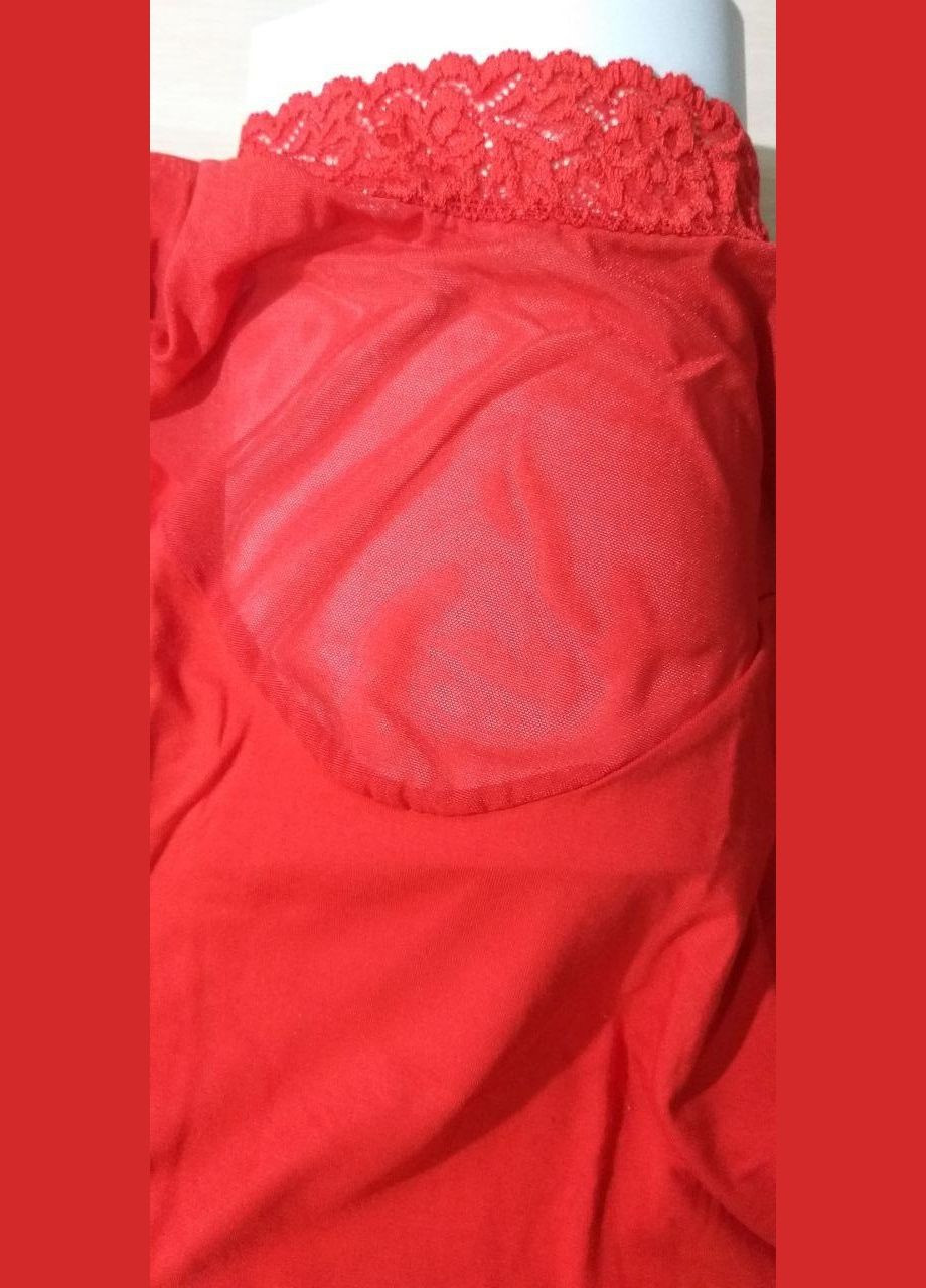 Червона блуза з коротким рукавом червона віолана bogna з коміром стійка розмір 46.м Violana