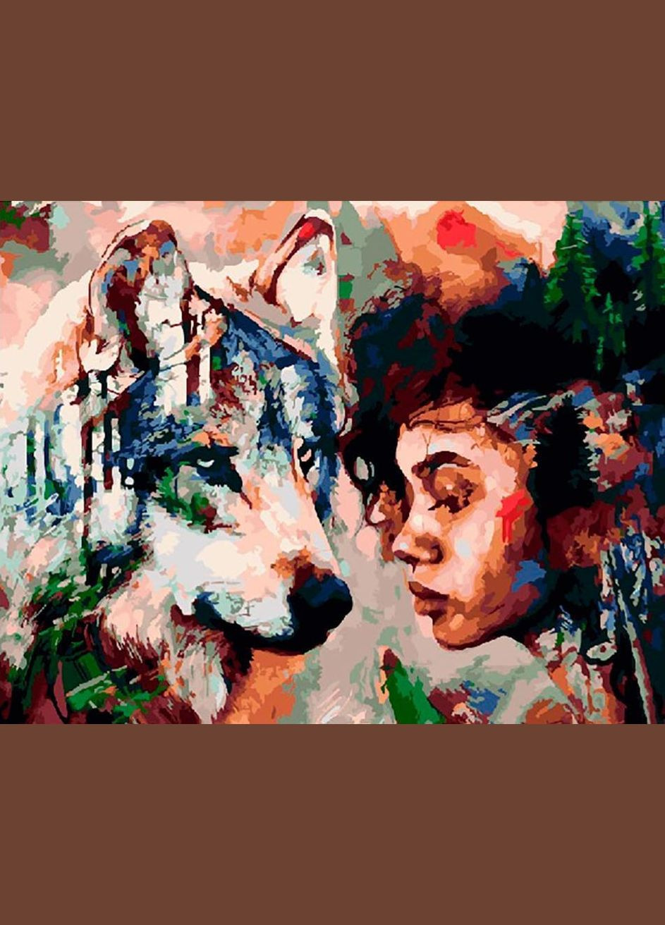 Картина за номерами Відображення душі 40х50 GX25626 художник Димитра Мілан Rainbow Art (308989214)