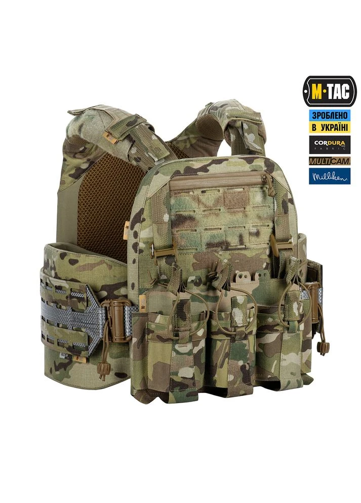 Плитоноска Cuirass Tiger Elite (розмір плити М) Multicam M-TAC (326512231)