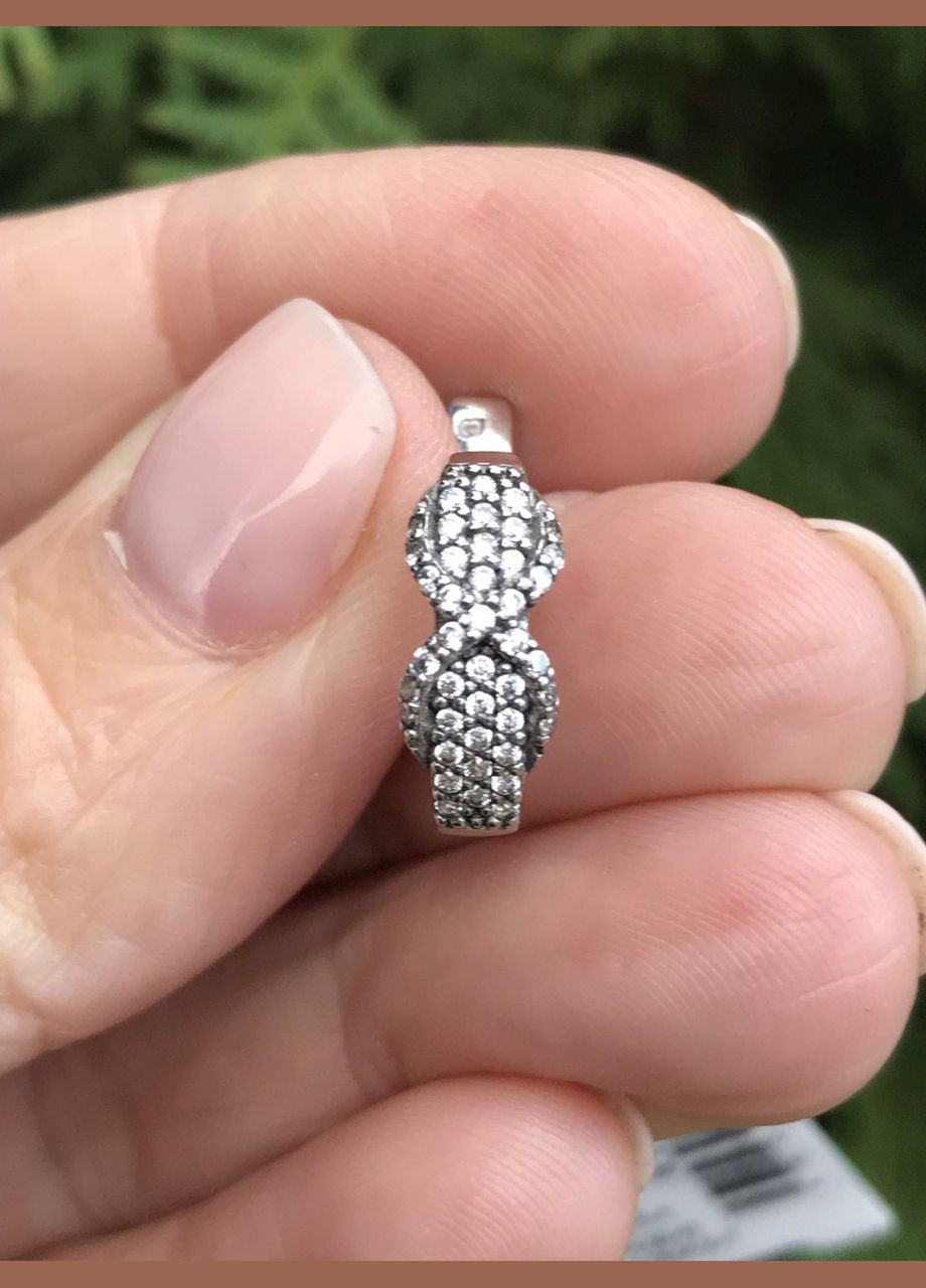 Серьги серебряные с цирконием Ассо 2749/9р No Brand (316398115)