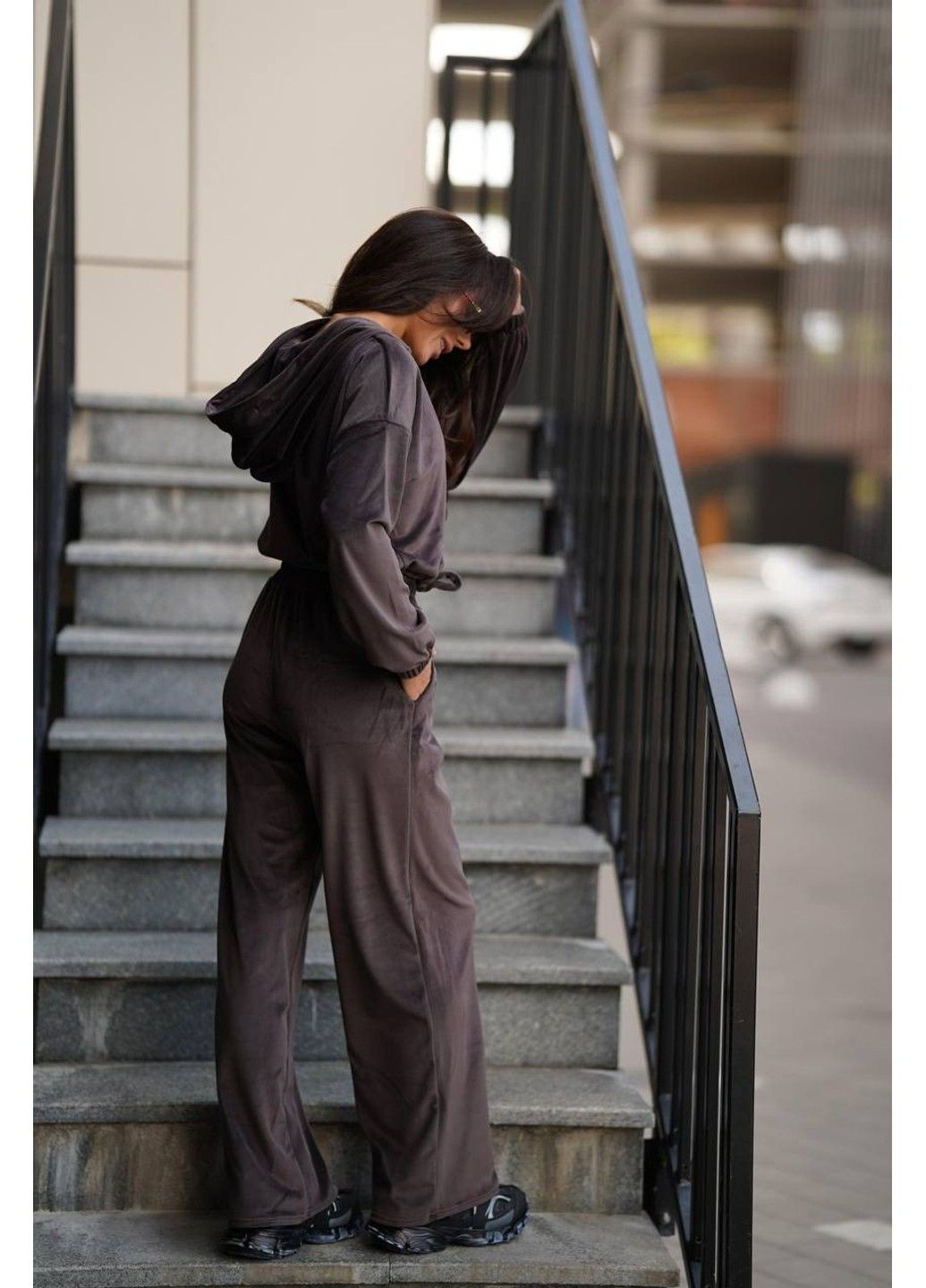 Велюровий костюм Luma Модель : 0133 Шоколад Україна (358932971)