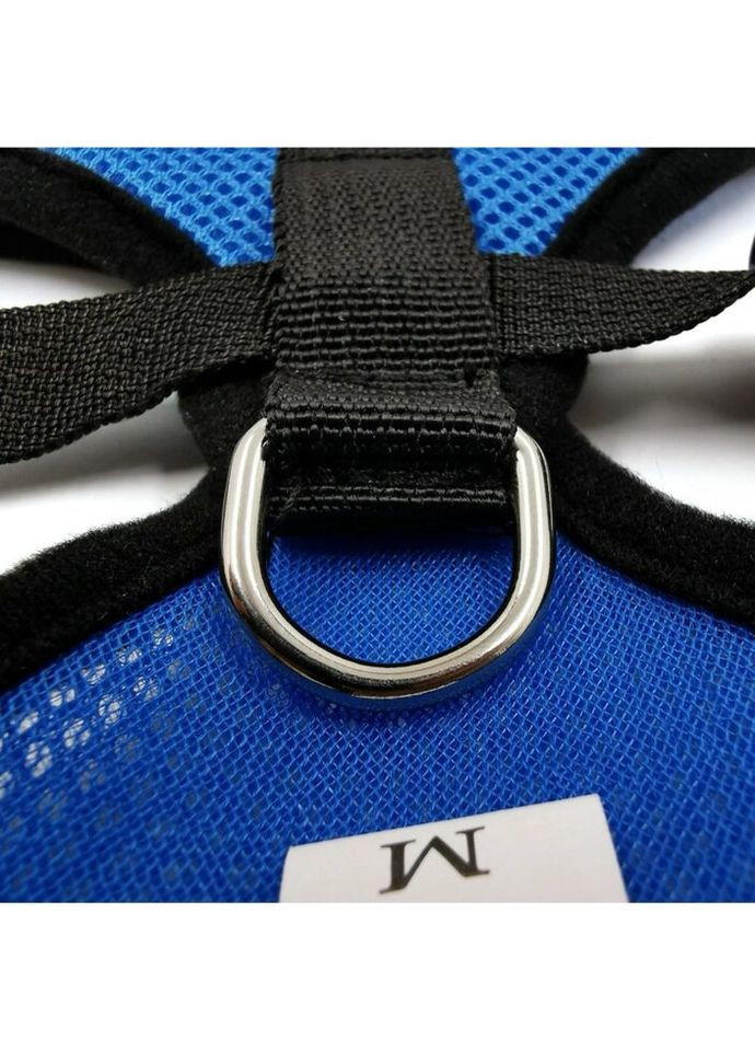 Шлейка для собак з повідцем 12061 S блакитна No Brand (336022410)