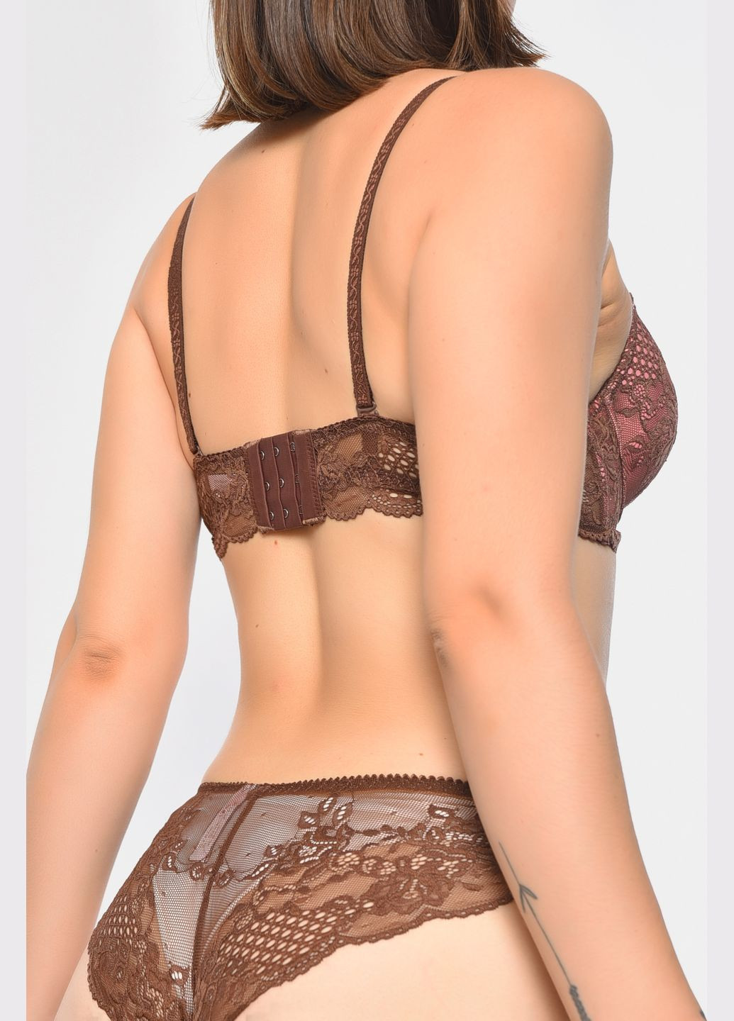 Коричневый демисезонный комплект женский коричневого цвета чашка b Let's Shop