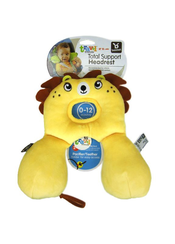 Дорожная подушка YT2199 Желтая (возраст 1-4 лет) No Brand (368566047)