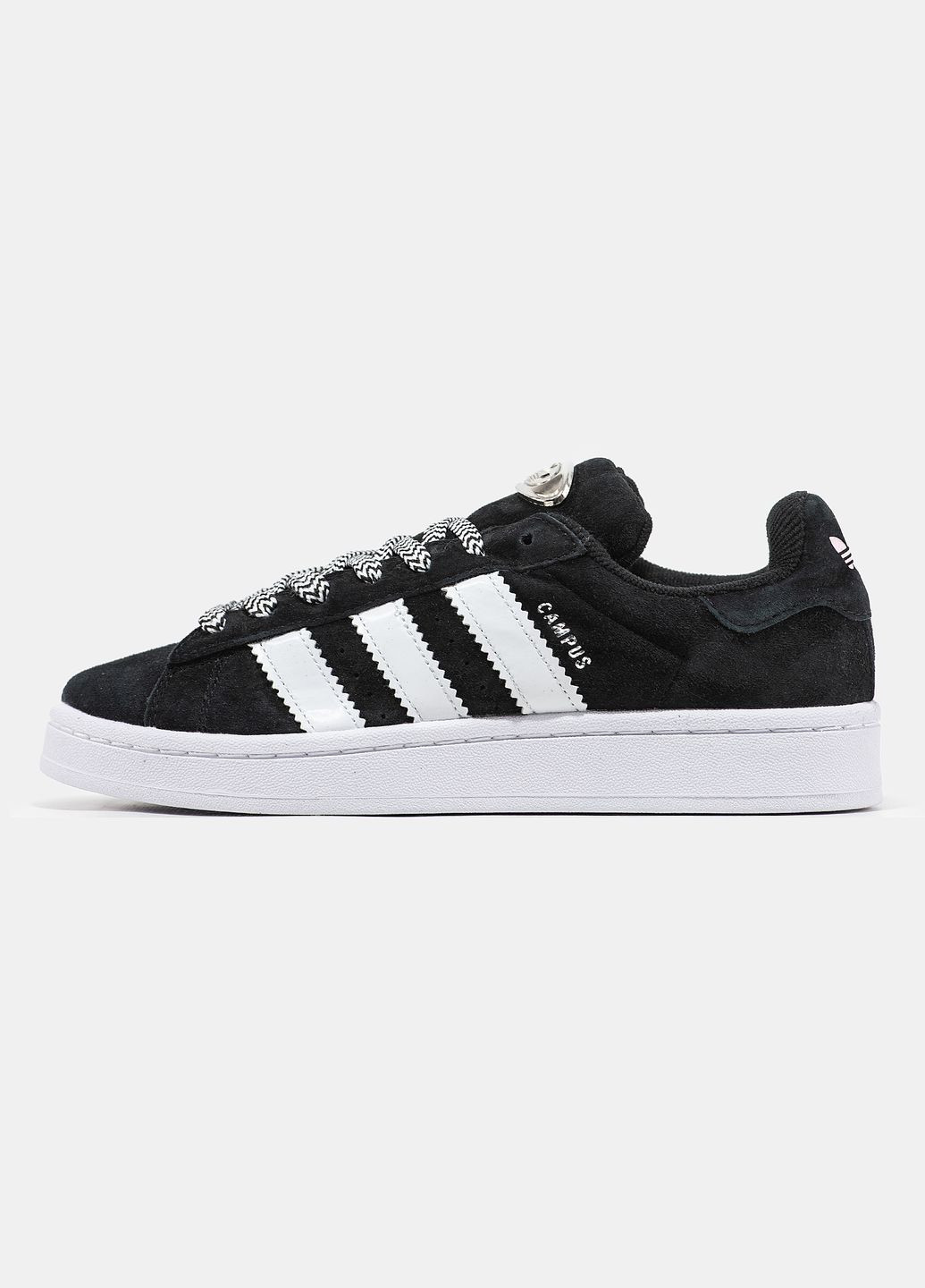Кроссовки женские Adidas Campus 00s black | Адидас Кампус черные No Brand чёрные демисезоны (315883715)