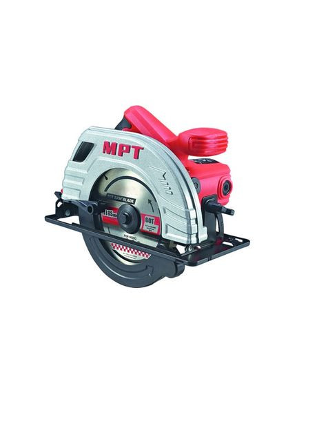 Пила циркулярная "PROFI", 1380 Вт, 185х20 мм, 5300 об/мин. пропил 65 мм. Black and Red (MCS1803) MPT (340911503)