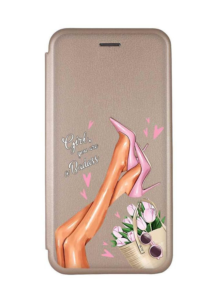 Чохол-книжка з малюнком для Samsung Galaxy A50 (2019) A505/A30s Золотий; Ніжки (принт 62) G-Case (359484274)