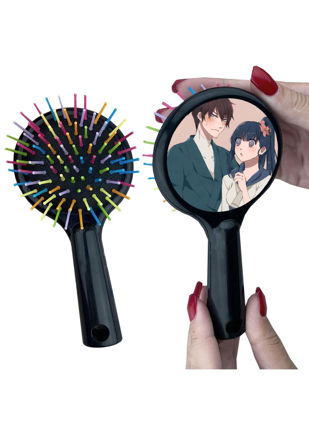 Гребінець для волосся Аніме Кабанери залізної фортеці #0007 чорний No Brand (315046561)