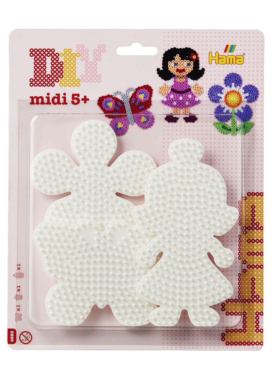 Термомозаїка Набір полів метелик 298, квітка 299 та лялька 330 (HM-4583) Hama (312515905)