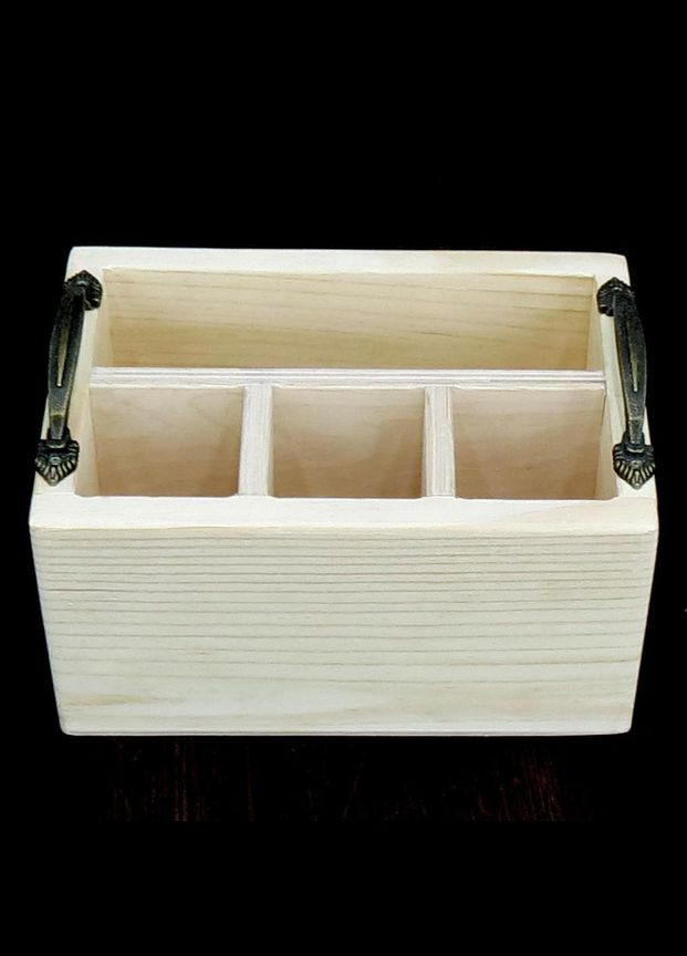 Підставка для столових приладів з дерева Полло бланже (ПСП-003101) No Brand (327425534)