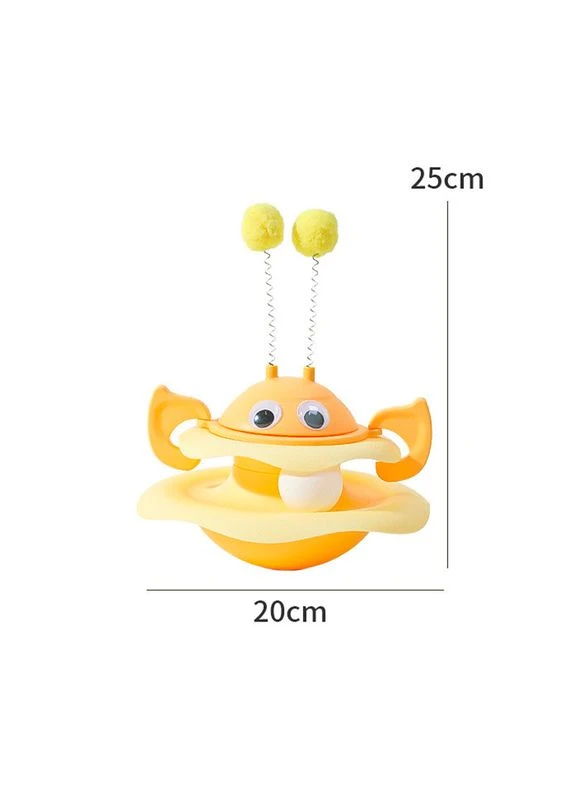 Игрушка 014435 Yellow для кота интеллектуальная Неваляйка 10 шт. Taotaopets (391184082)