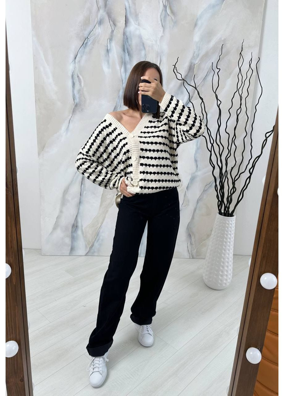 Стильний в'язаний кардиган "Осіннє тепло" (Розмірна сітка в описі) GD/GL Модний простір (360475918)