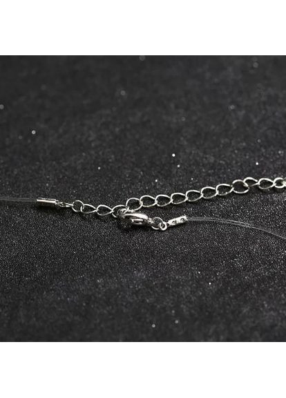 Прикраса камінчик на волосіні, підвіска на волосіні, кольє (білий) С.Луч (366666505)