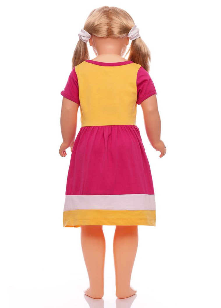 Жовта сарафан трикотажний в смужку жовтий 104 см (32766) BABYKROHA (323470171)